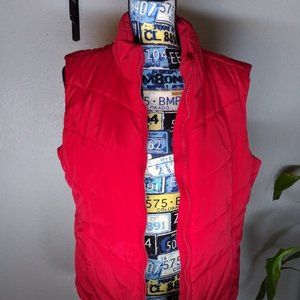 🔥AEROPOSTALE Red Zip Up Vest